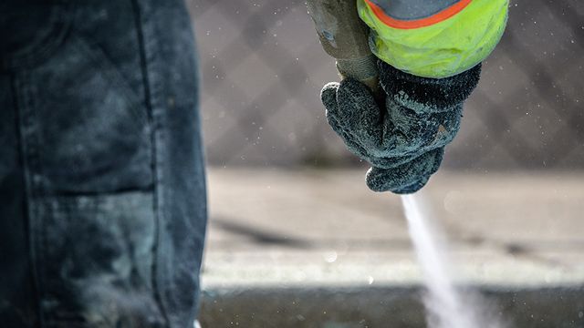 Sandblæsning på Sjælland